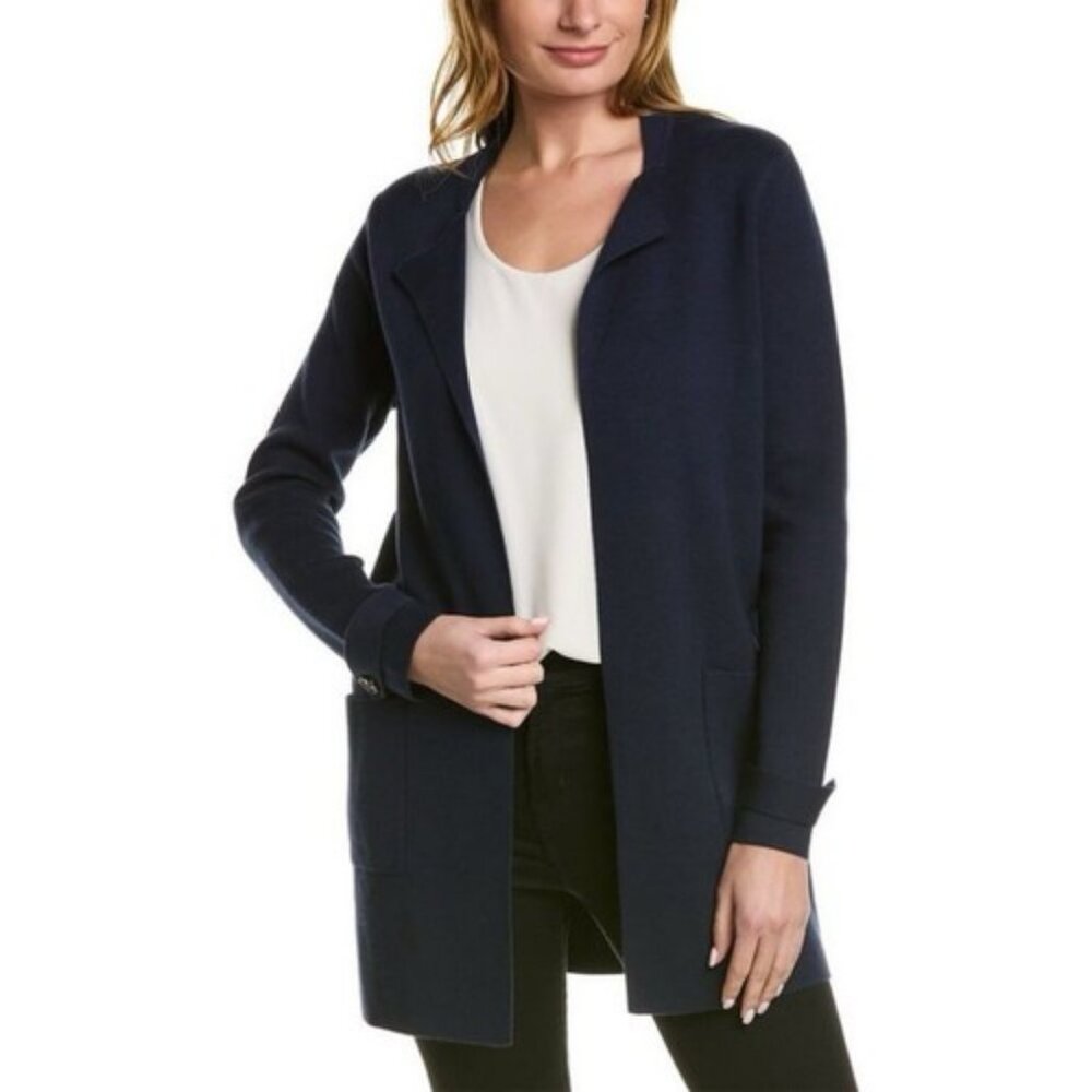 J.McLaughlin Garson Sweater - Navy Blue - Size Large